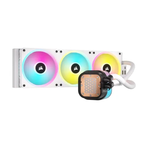 Corsair iCUE H150i ELITE LCD XT Display 360mm Liquid CPU Cooler White